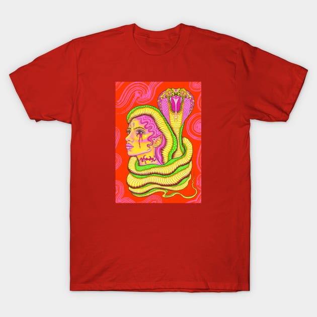 Psychedelic Medusa T-Shirt by NibsonMother